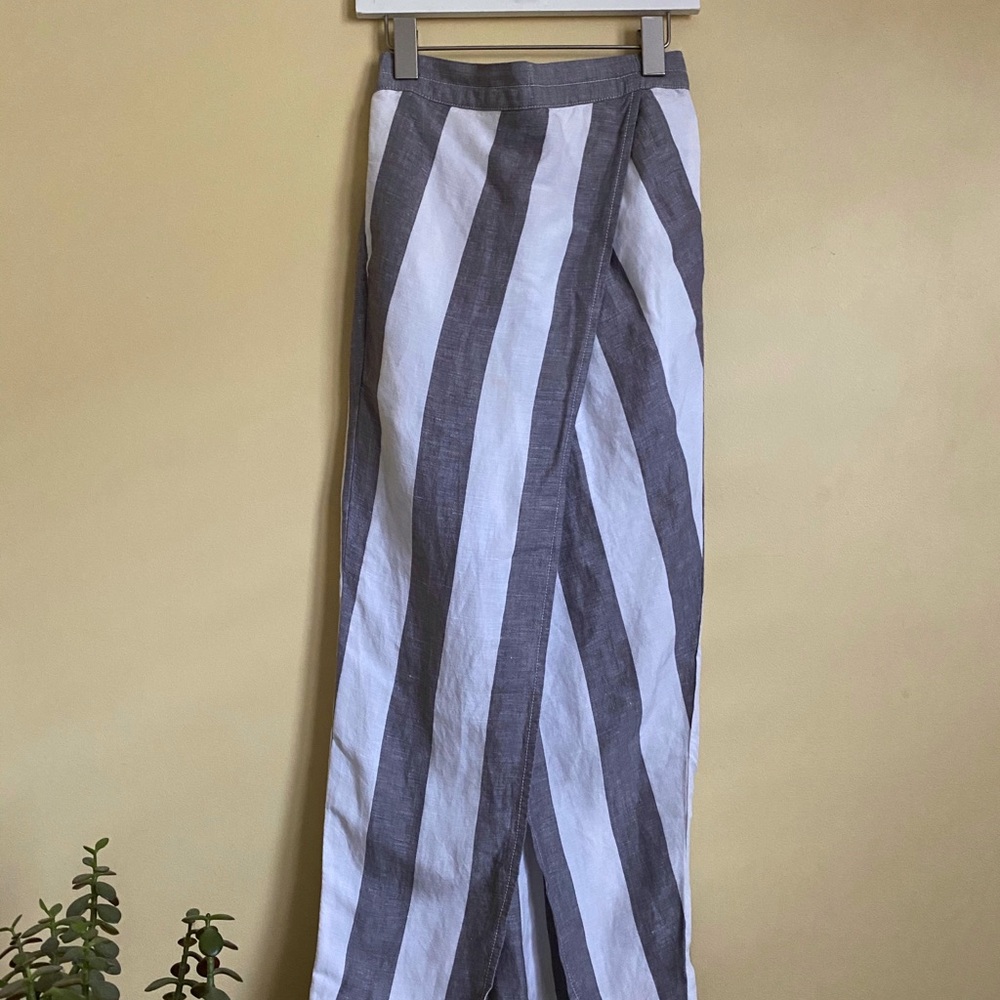 Madewell Striped Overlay Skirt